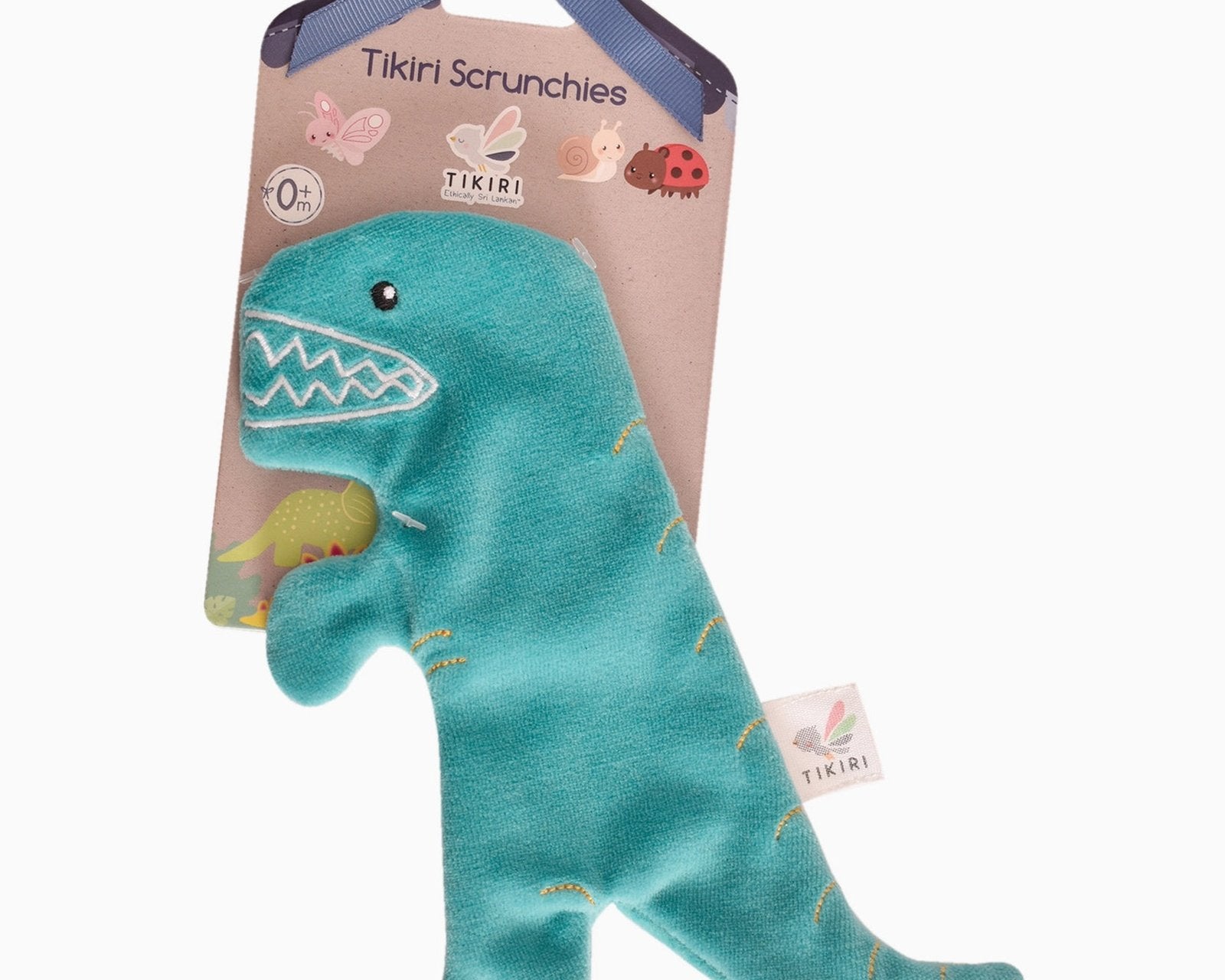 Tikiri T-Rex Organic Fabric with Crinkle - hip-kid