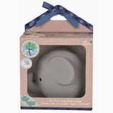 Tikiri Elephant Natural Organic Rubber Teether, Rattle & Bath Toy - hip-kid