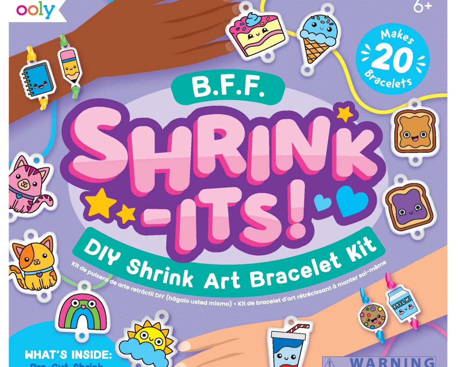 Ooly Shrink-Its! D.Y.I Shrink Art Kit - BFF - hip-kid