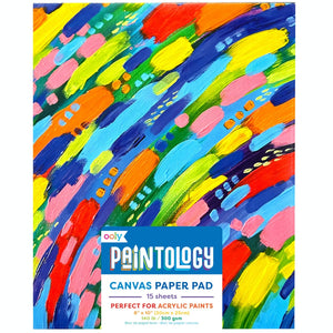 Ooly Paintology Canvas Paper Pad (8x10) - hip-kid