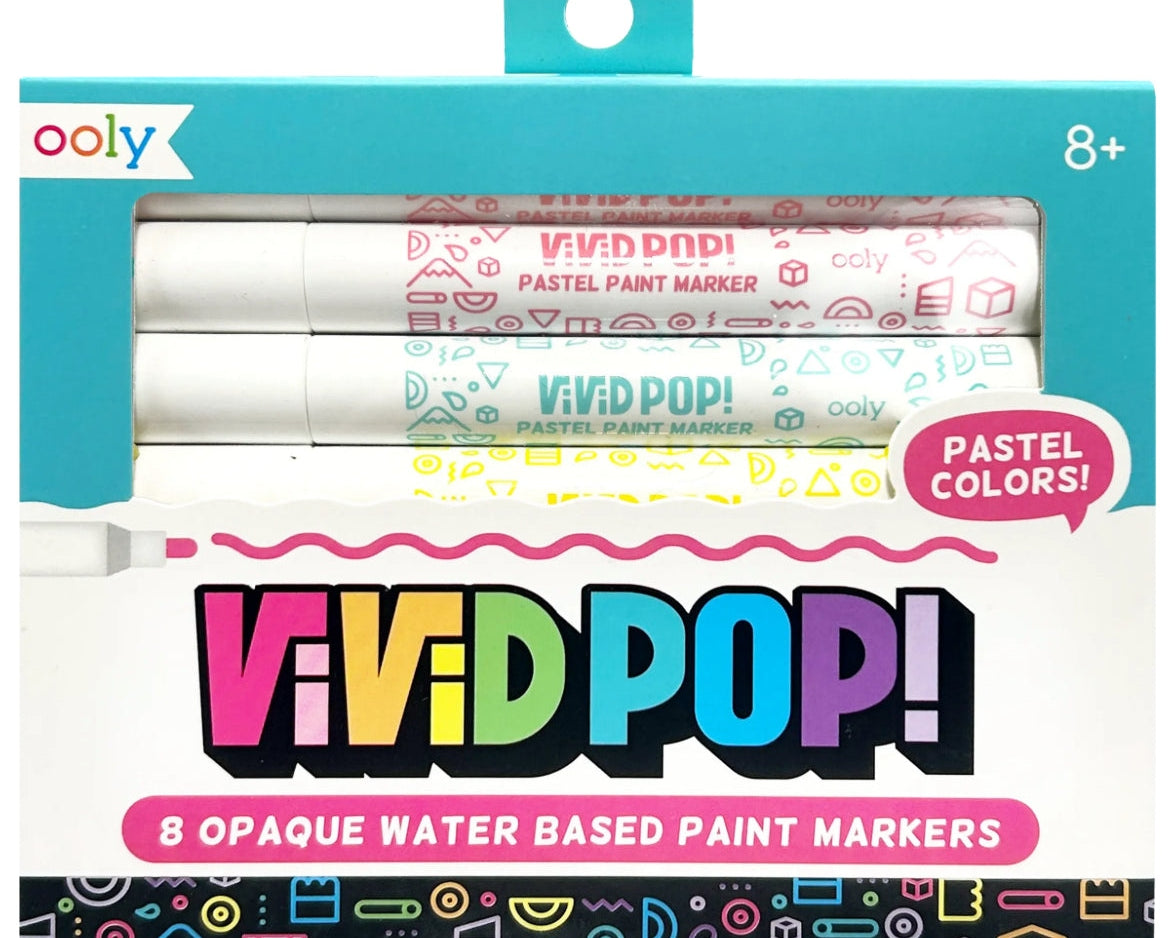 Ooly Vivid Pop! Water Based Paint Markers - Pastel - hip-kid