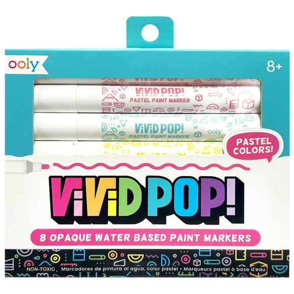 Ooly Vivid Pop! Water Based Paint Markers - Pastel - hip-kid