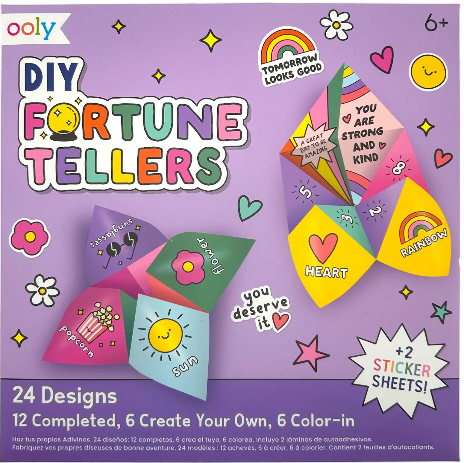Ooly DIY Fortune Tellers - Set of 24 Designs - hip-kid