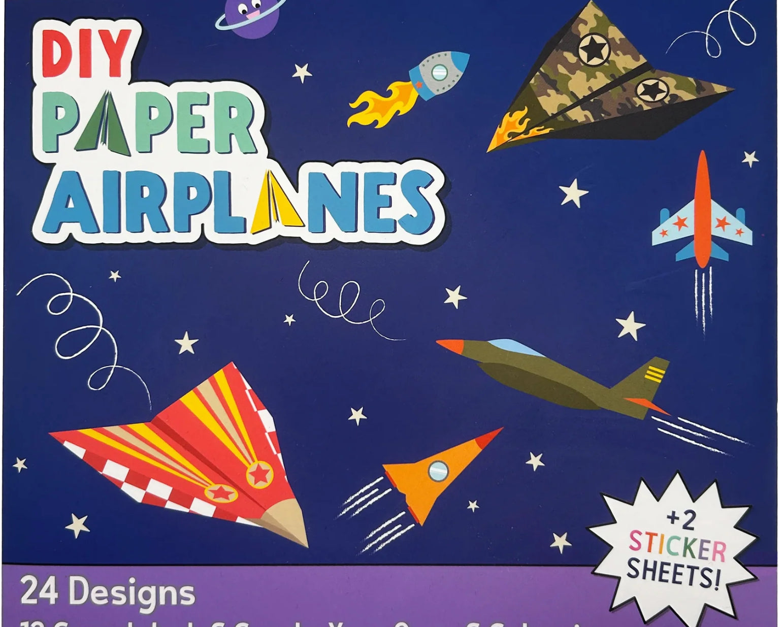 Ooly DIY Paper Air Planes - Set of 24 Design - hip-kid