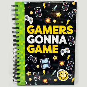 Sunshine & Glitter Gamers Gonna Game Spiral-Bound Notebook - hip-kid