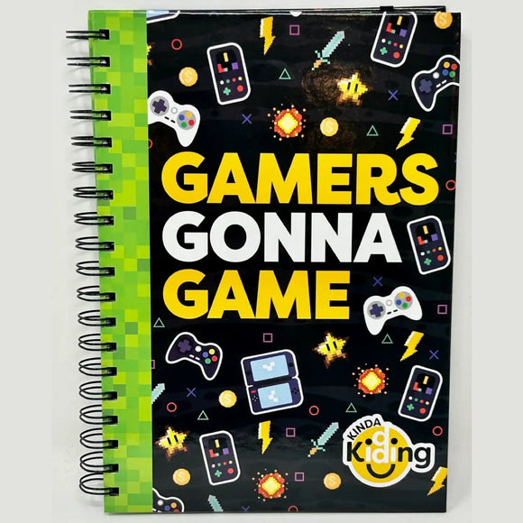 Sunshine & Glitter Gamers Gonna Game Spiral-Bound Notebook - hip-kid