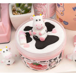 Kawaii Slime Company Straw-Dairy Cow 2 Slimes in 1 - hip-kid