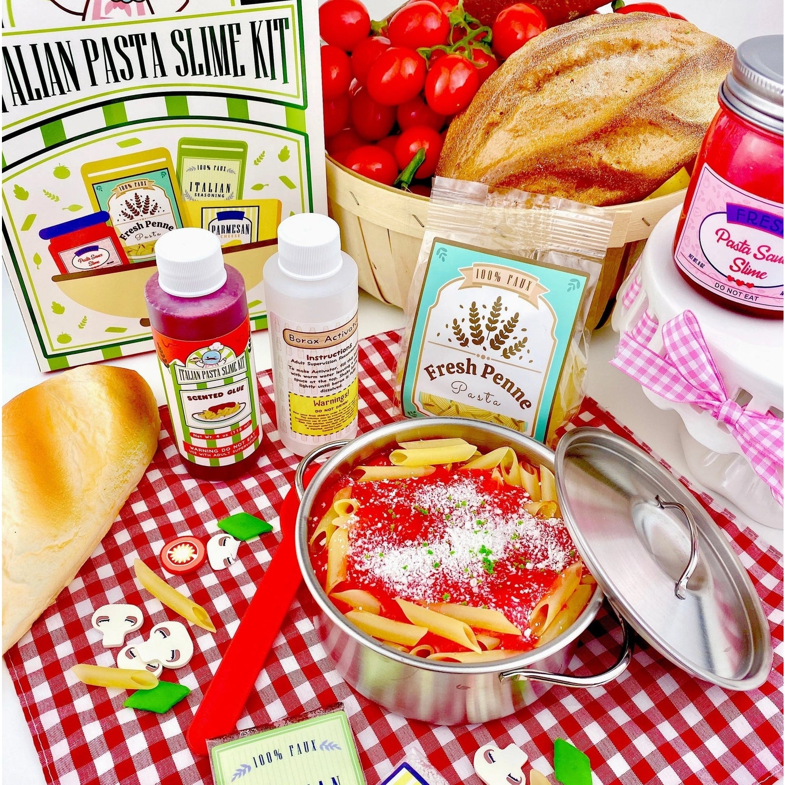Kawaii Slime Company Shelly’s Italian Pasta DIY Slime Kit - hip-kid