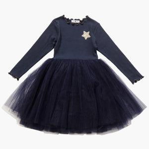 Petite Hailey Tutu Dress - Navy