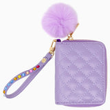 Zomi Gems - Quilted Rhinestone Strap Wallet