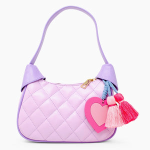 Zomi Gems - Kids Quilted Shoulder Bag - Purple