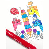 Ooly Undercover Art Hidden Patterns Coloring Activity - Unicorn Friends