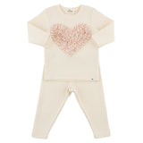 Oh Baby! Stripe Ruffle Heart Set