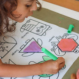 Hey Doodle My First Shapes Coloring & Doodle Mat