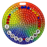 Sticker I Love Camp Bag Tag