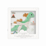 Mon Ami Jurassique Swaddle & Rattle Gift Set