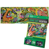 Crocodile Creek Jewel Art Poster - Jungle Paradise