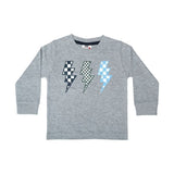 Mish Kids Check Bolts Shirt