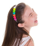 Lilies & Roses Centipede Heart Neon Combination Headband