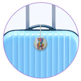 StickerBeans Pastel Bear Bag Tag