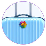 StickerBeans Rainbow Daisy Bag Tag