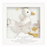 Mon Ami Mother Goose Swaddle & Rattle Gift Set