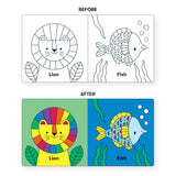 Mudpuppy Wild Rainbow Color Magic Bath Book