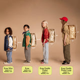 State Bag Kane Double Pocket Backpack in 3D Hearts