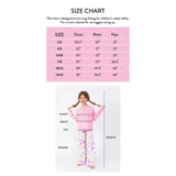 Preppy Goose Hearts and Bows Long Sleeve Jersey Pajama Pant Set