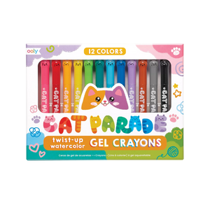 OOLY Cat Parade Gel Crayons - Set of 12