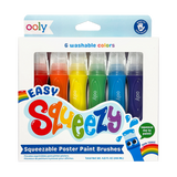 OOLY  yEasy Squeezy: Squeezable Poster Paint Brushes
