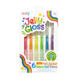 OOLY Jelly Gloss Neon Multi-Surface Deco Gel Pens - Set of 6