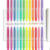 OOLY Make No Mistake! Glittery Erasable Markers - Set of 12