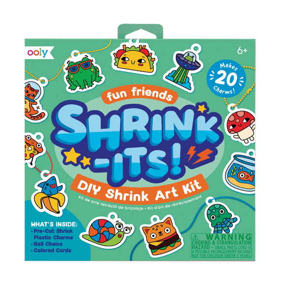 OOLY Shrink-its! DIY Shrink Art Kit - Fun Friends