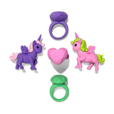 OOLY Unicorn Wishes Scented Puzzle Erasers - Set of 5