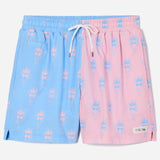 Goat USA Cotton Candy Bathing Suit (Carolina Blue/Pink)