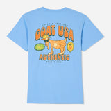 Goat USA Orange Juice T-Shirt (Caroline Blue)