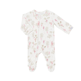 Coccoli Modal Zipper Footie (Seahorses on Cream)