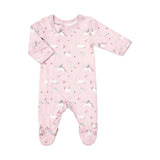 Coccoli Modal Zipper Unicorns - Light Pink
