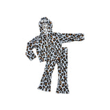 Sofi Leopard Hoodie + Pants - Blue