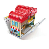 Hape Portable Train Station Set