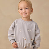 QUINCY MAE Relaxed Sky Friends Sweatshirt & Sweatpant Set