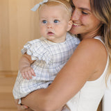 QUINCY MAE Alina Dress (Blue Plaid)