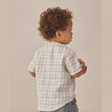 QUINCY MAE Jaxson (Blue Plaid) + Luca Pant (Ocean) Set