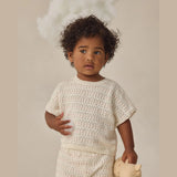 Quincy Mae - Relaxed Summer Knit Set Ivory