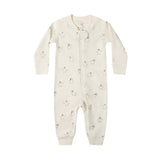 Quincy Mae Zip Long Sleeve Sleeper (Penguins)