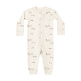 QUINCY MAE Zip Long Sleeve Sleeper (Race Car)