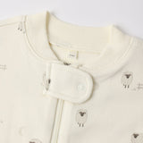 QUINCY MAE Zip Long Sleeve Sleeper Footie Sheep