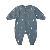 Quincy Mae Relaxed Fleece Jumpsuit (Silver Moon)