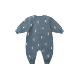 Quincy Mae Relaxed Fleece Jumpsuit (Silver Moon)
